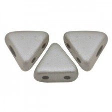 Les perles par Puca® Kheops beads Pastel light grey/silver 02010/25028